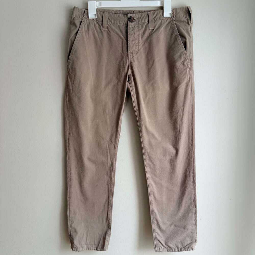 J Brand Inez Slim Fit Chino Pants in Kenya Brown Size 28
